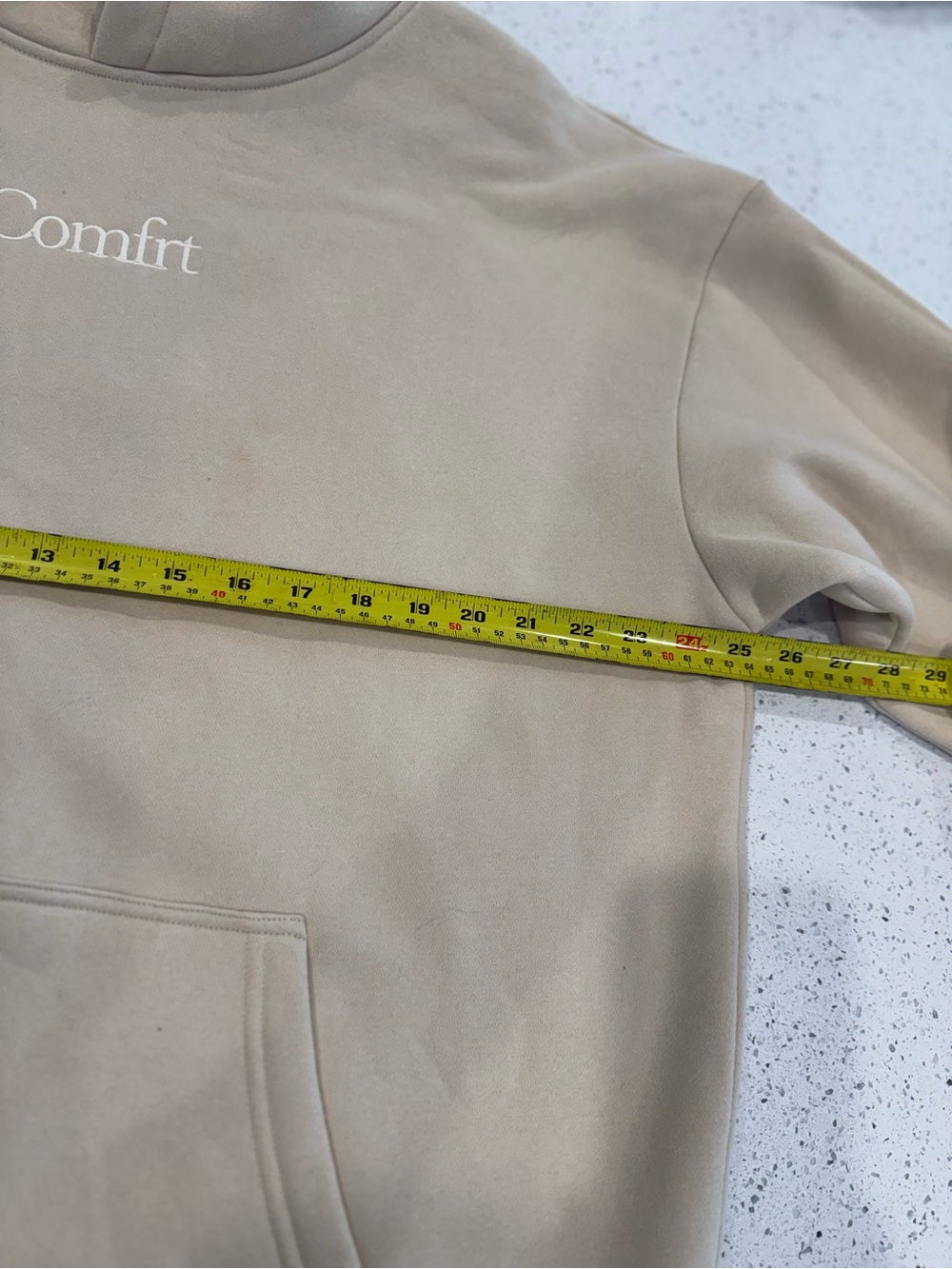 Unisex Comfrt Signature Jogger Set - Bone Color, size large (oversized) - Picture 11 of 14